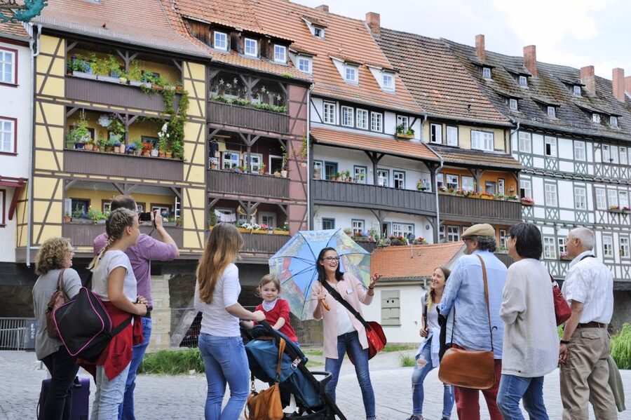 Erfurt: Old Town Guided Walking Tour - Meeting at Denkmal Eulenspiegel: Easy Start, Smart Route