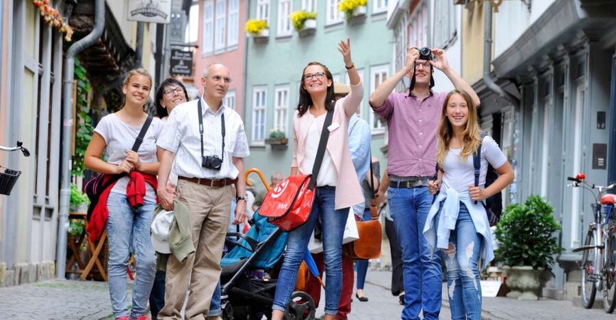 Erfurt: Old Town Guided Walking Tour - St. Mary’s Cathedral Exterior and the Gloriosa Bell