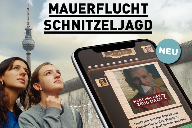 Escaping and spying on the Berlin Wall Scavenger hunt - How the app-run scavenger hunt flows in about 90 minutes