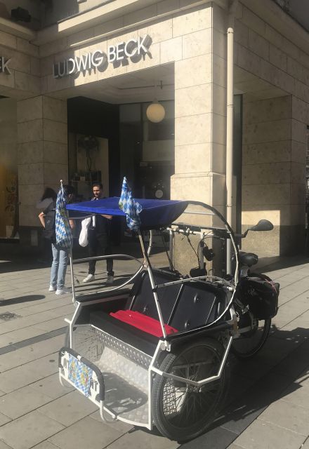 Exploring Munich in a Rikscha - What to expect from the rikscha itself, not just the photos