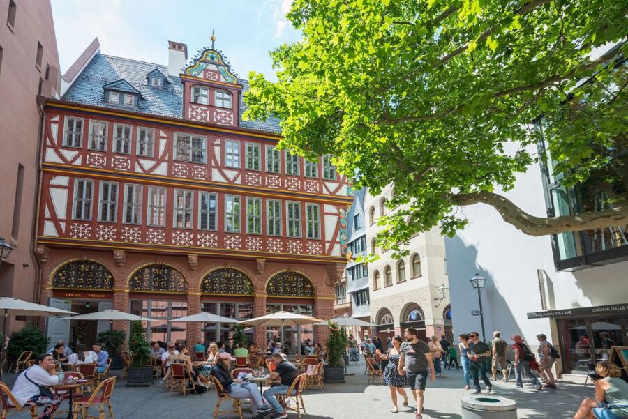 Frankfurt: Highlights and New Old Town English-Language Tour - Eiserner Steg: your best photo shot over the water