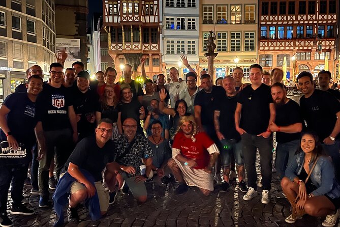 Frankfurt Night PubCrawl: 4 Venues, Welcome Shots + Club Entry - What You Really Get From the Guide (From Names Like Felic, Anna, and Alexa)
