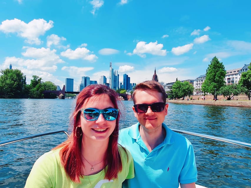 Frankfurt: Private Romantic Skyline Boat Tour - Museumsufer and the riverfront story you can actually see