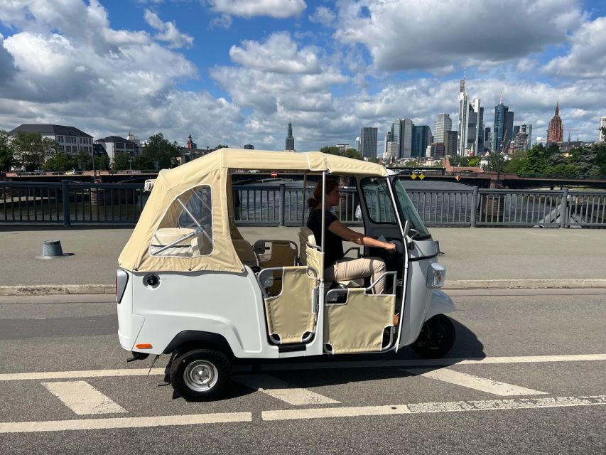 Frankfurt: Private Sightseeing Tour in Retro Ape Calessino - What I’d watch for before booking