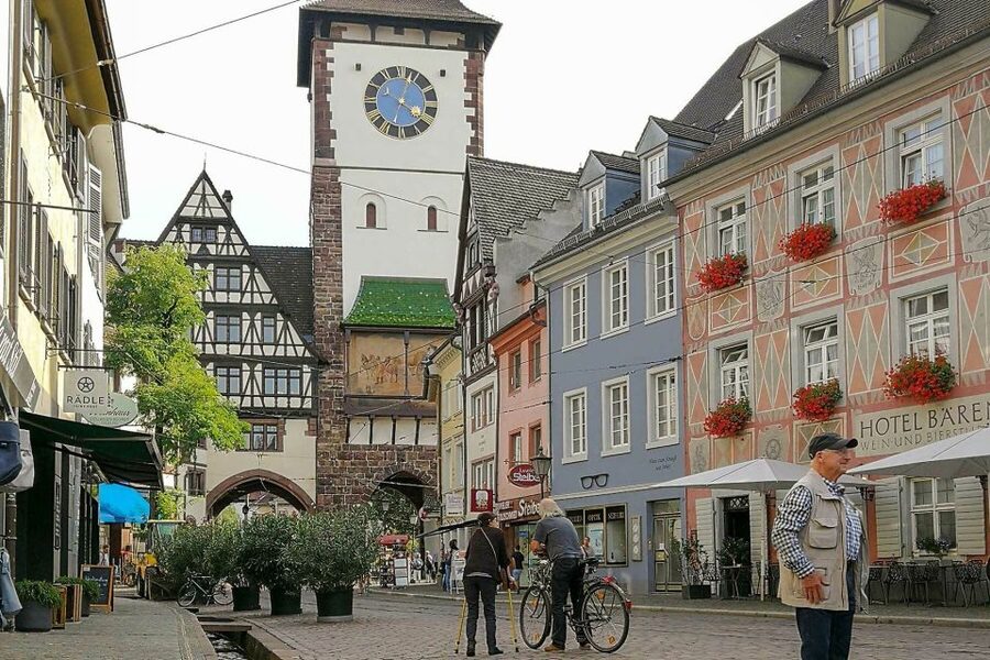 Freiburg: Gässle, Bächle and More City Tour - Augustiner square and the Kaiser-Joseph-Straße shopping spine
