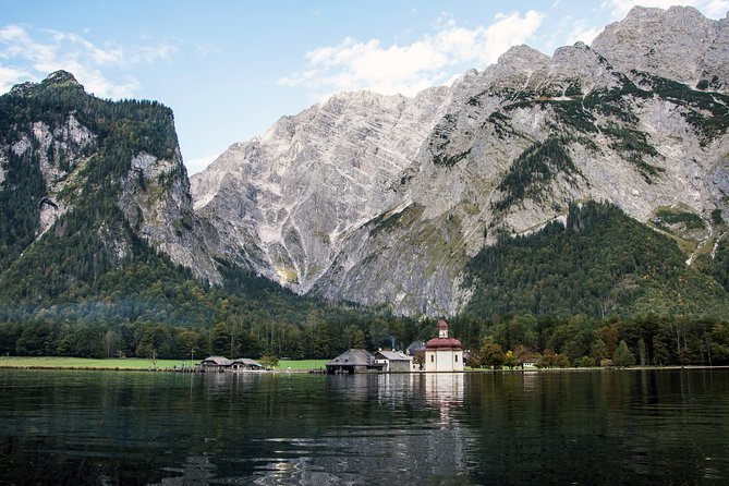From Munich: Königssee Boat Ride & Berchtesgaden Salt Mine - St. Bartholomä church time: photos, snacks, and a bit of walking