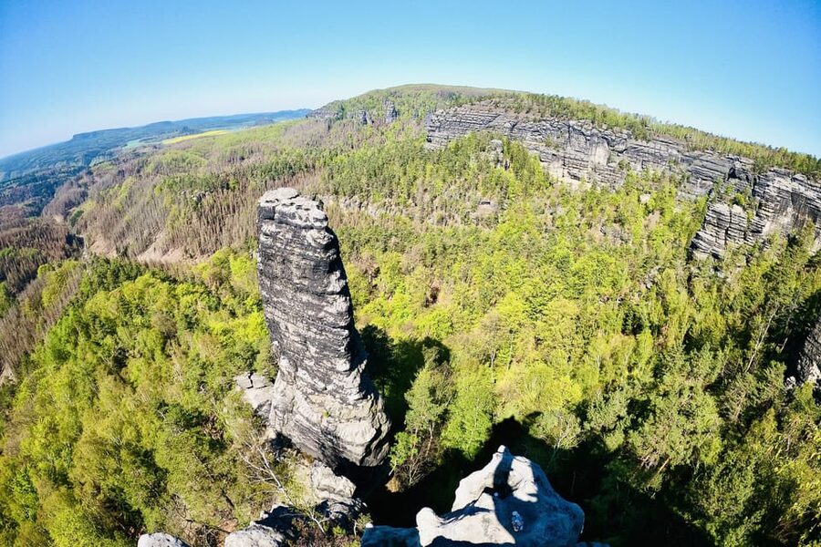 From Prague: Bohemian and Saxon Switzerland Full-Day Tour - Hiking tour option: Pravcicka Gate and Kamenice Gorge by dinghy
