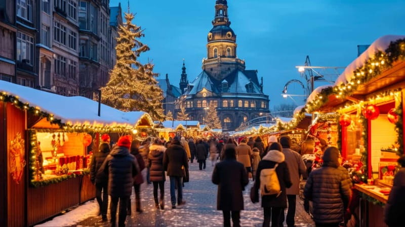 From Prague: Dresden Christmas markets and old town tour - Dresden old town tour: where your market time makes more sense
