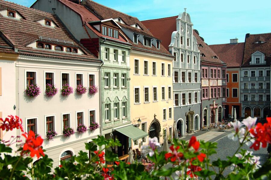 Görlitz: Old Town Guided Walking Tour - Peterskirche: the dual-tower payoff at street level