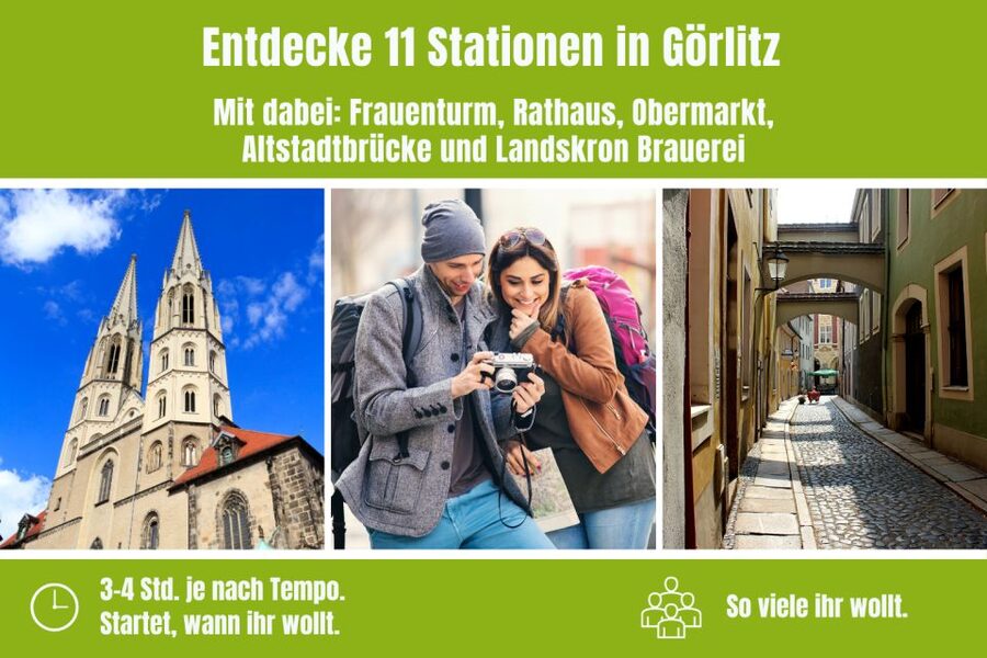 Görlitz: Scavenger Hunt Self-Guided Tour - Meeting point at the train station, then Postplatz and Muschelminna