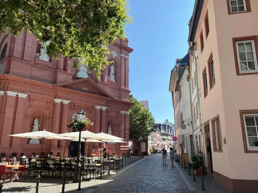 Guided tour in Mainz on the Rhine in german and english - Key highlights you will notice right away