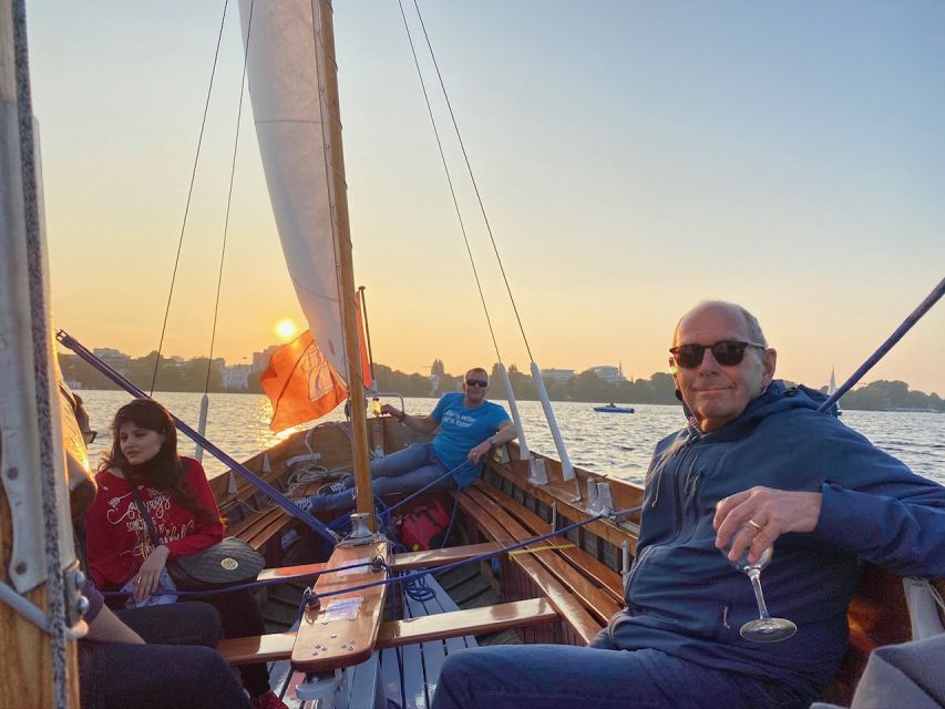 Hamburg: Alster River Sailboat Tour with Sundowner - Hamburg Landmarks From the Water: Elbphilharmonie and Alster Fountain