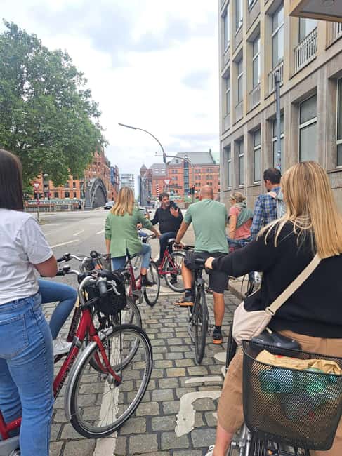 Hamburg: City Tour by Bike with Elbphilharmonie - Speicherstadt and Fleete waterways: UNESCO brick warehouses on oak poles