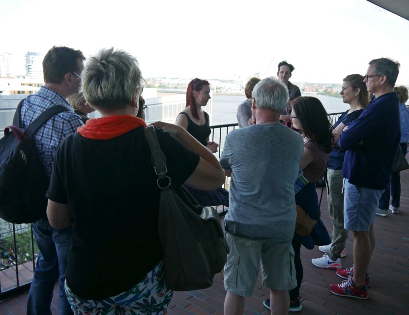 Hamburg: Elbphilharmonie Plaza and HafenCity Food Tour - Elbphilharmonie Plaza and the Tube escalator for real views