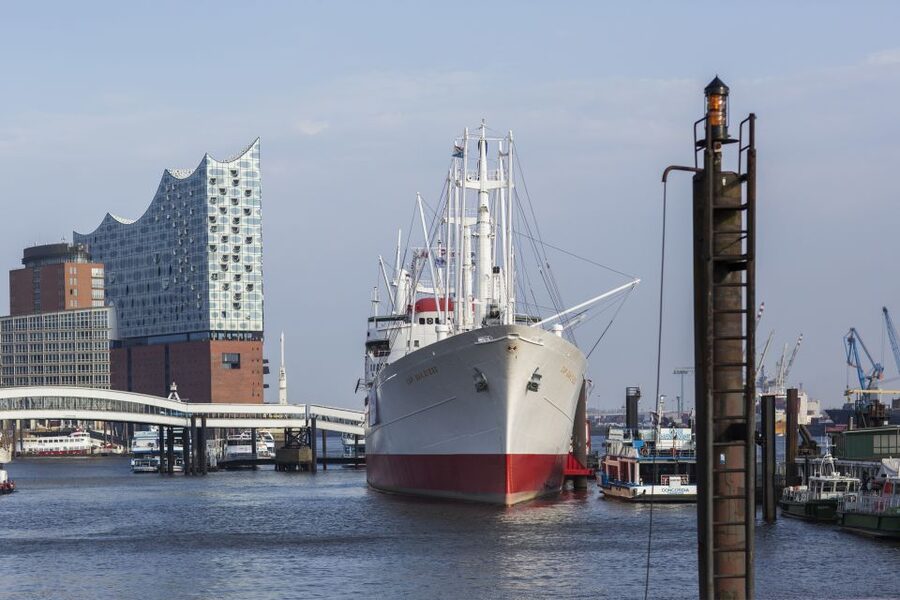 Hamburg: Entrance to the Museum Ship Cap San Diego - Quick take: Cap San Diego in a few smart bullets