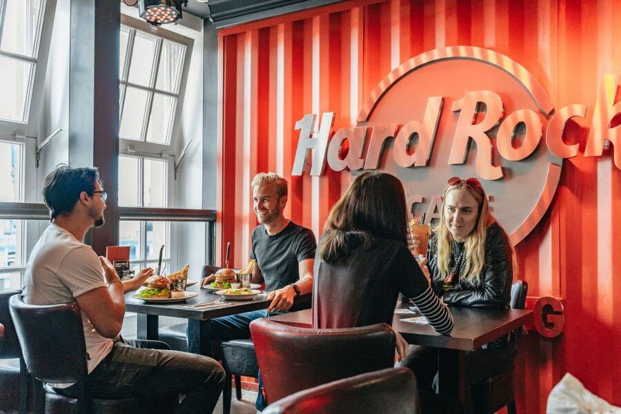 Hamburg: Hard Rock Cafe Skip-the-Line Meal - The Rock Shop and memorabilia shopping without losing your meal momentum
