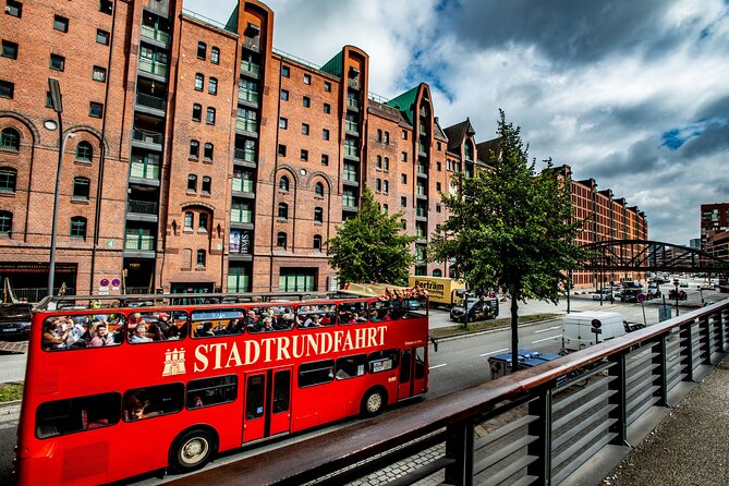 Hamburg Hop-on Hop-off Sightseeing Tour on Red Double Decker Bus - Route overview: what the Red Double Decker covers