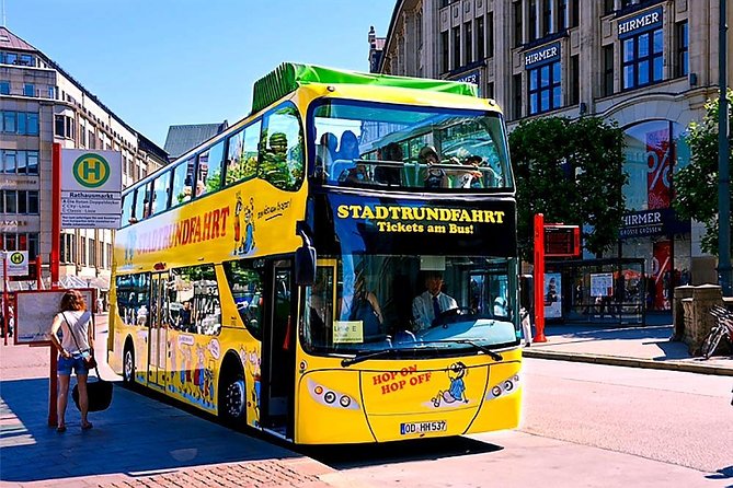 Hamburg: Hop-On Hop-Off Tour - Yellow Double Decker - Route Overview, Stop by Stop: Landungsbrücken to the City Core