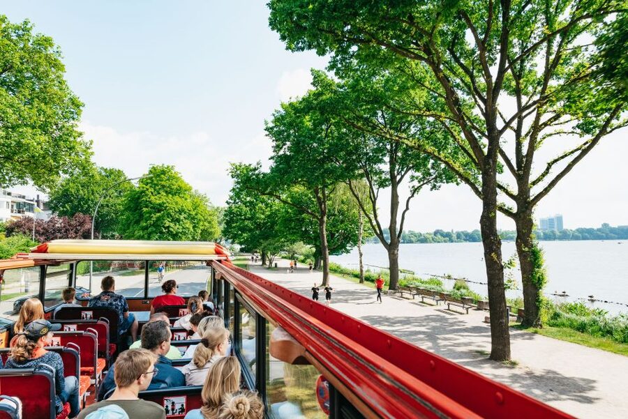 Hamburg: Line A Sightseeing Hop-On Hop-Off Bus Tour - Elbphilharmonie and the harbor rhythm: new icons, big water views