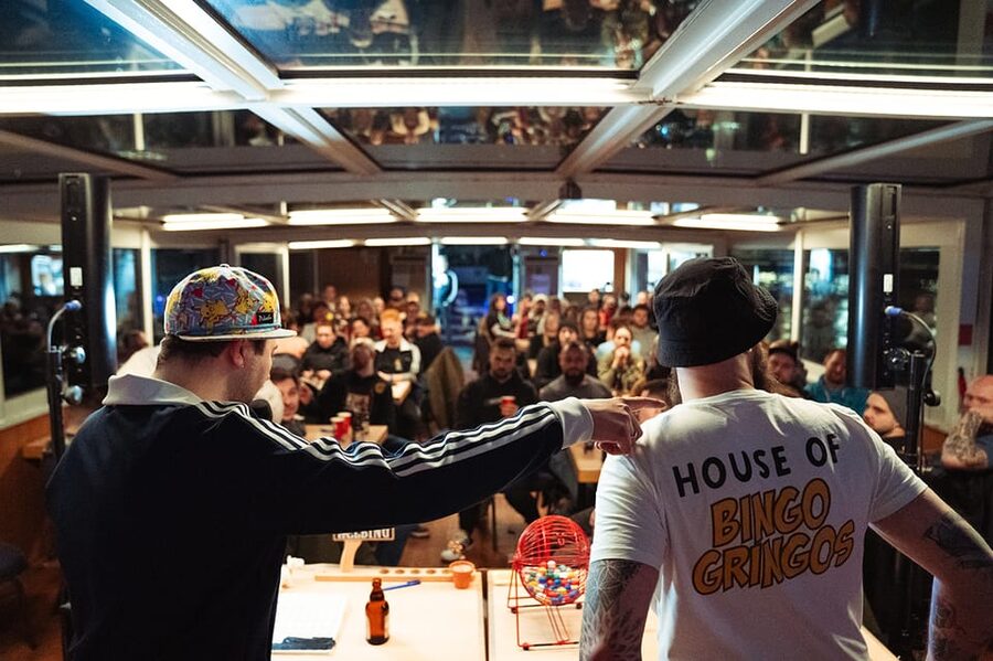 Hamburg: Party Bingo with the Bingo Gringos - How Winning Works: BINGOs Trigger the Wheel of Fortune