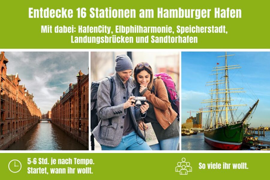 Hamburg: Scavenger Hunt Self-Guided Tour around the port - What is included, and what you still need to handle