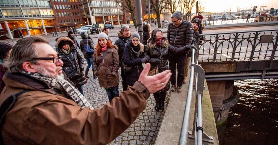 Hamburg: Speicherstadt and HafenCity 2-Hour Tour - Starting at Baumwall, where the tour finds its groove
