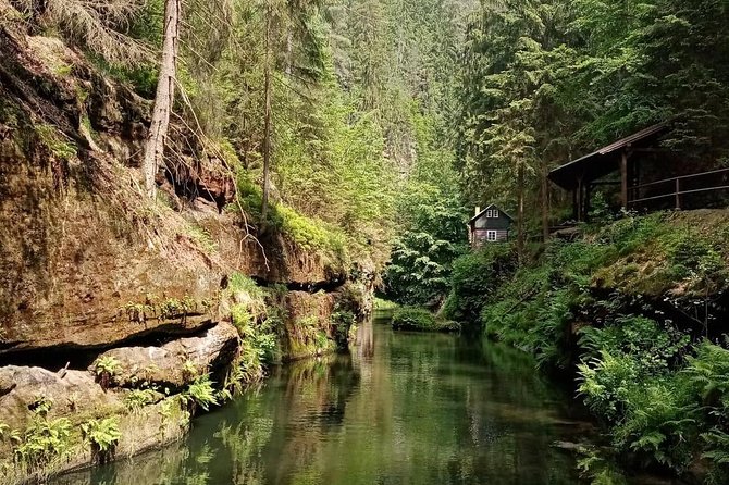Hassle-free Bohemian & Saxon Switzerland Trip from Dresden - Kamenice Gorge by boat, then back up the steps