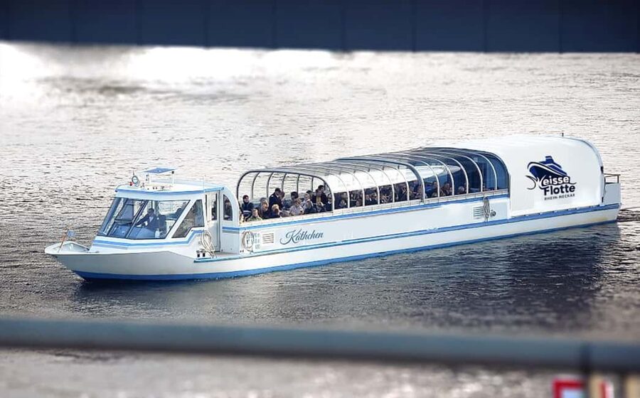 Heilbronn: Boat trip on the Neckar - From Marrahaus to Theresienwiese: the 70-minute route in plain terms