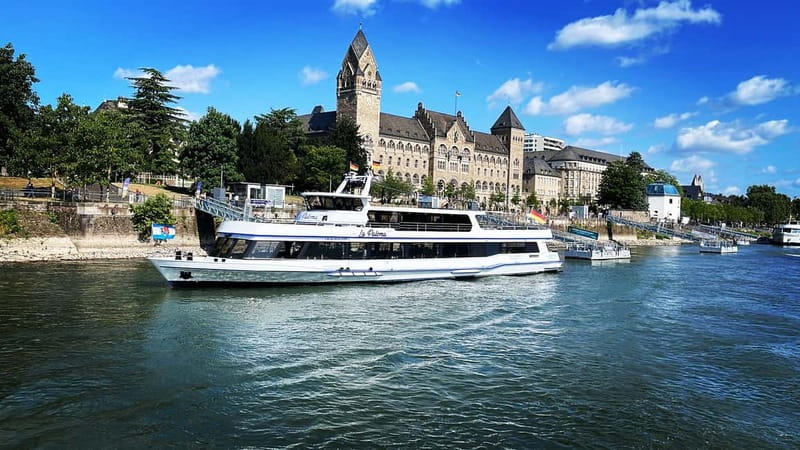 Koblenz: City & Rhine Valley Sightseeing Cruise - Ehrenbreitstein Fortress and the Deutsche Eck at the start
