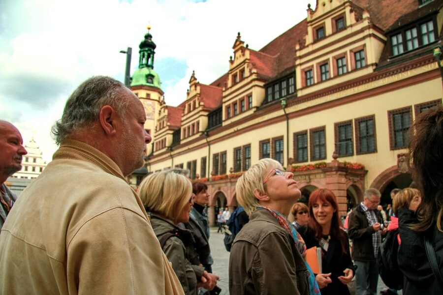 Leipzig: 1.5-Hour Historical Walking Tour in German - Old Town Hall: How to Read Civic Power in Stone