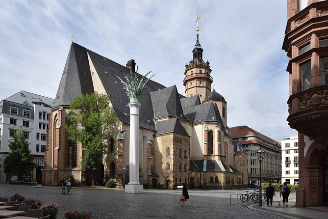 Leipzig exclusive : Old Town tour for a private group - What you will actually see: cobblestones, church imagery, and facade faces
