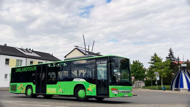 Leipzig: Hop-On-Hop-Off Bus Tour & City Walk - How the Hop-On-Hop-Off Bus Works Around Markkleeberger Lake