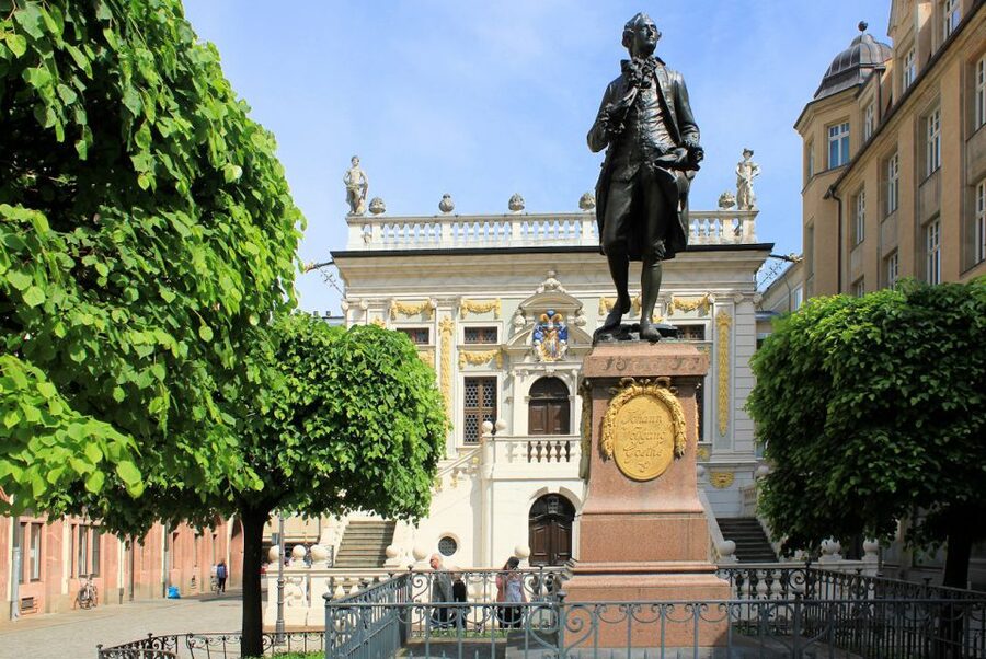 Leipzig: Private Tour of the Old City - The Old Coffee House Trail, Zum Arabian Kaffee Baum and the Baroque Portal