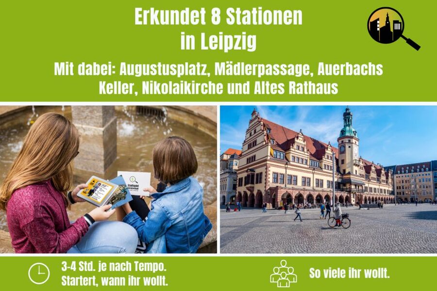 Leipzig: Scavenger Hunt Self-Guided Tour for Children - Starting at Leipzig train station, then rolling into the main sights
