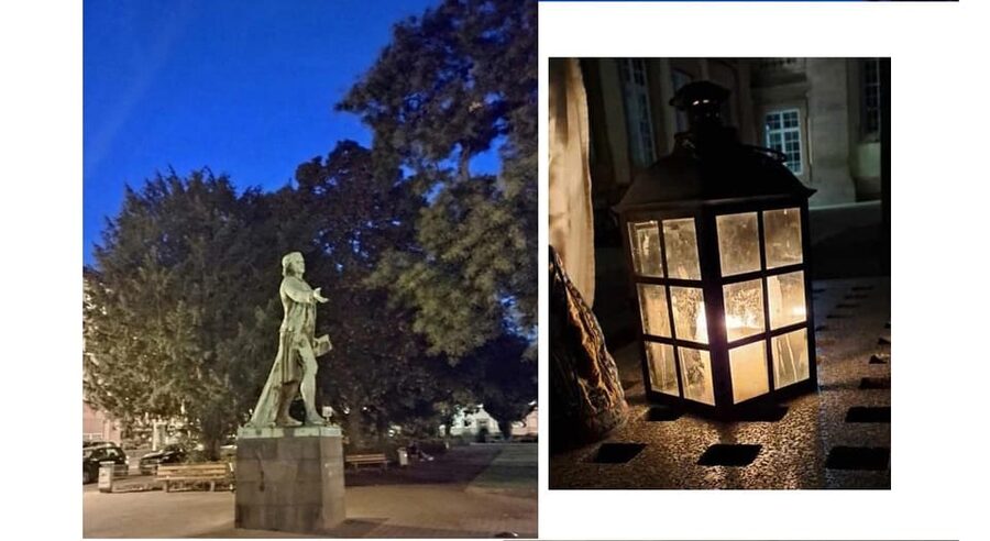 Mannheim: Public Night Watchman Tour with Night Watchwoman Marie - Stop 4: Schillerhaus Mannheim, living culture meets the street