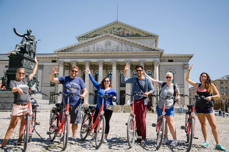 Munich: Bike Tour with Beer Garden Break - From Karlsplatz 4 to Königsplatz, Pinakotheken, and Odeonsplatz