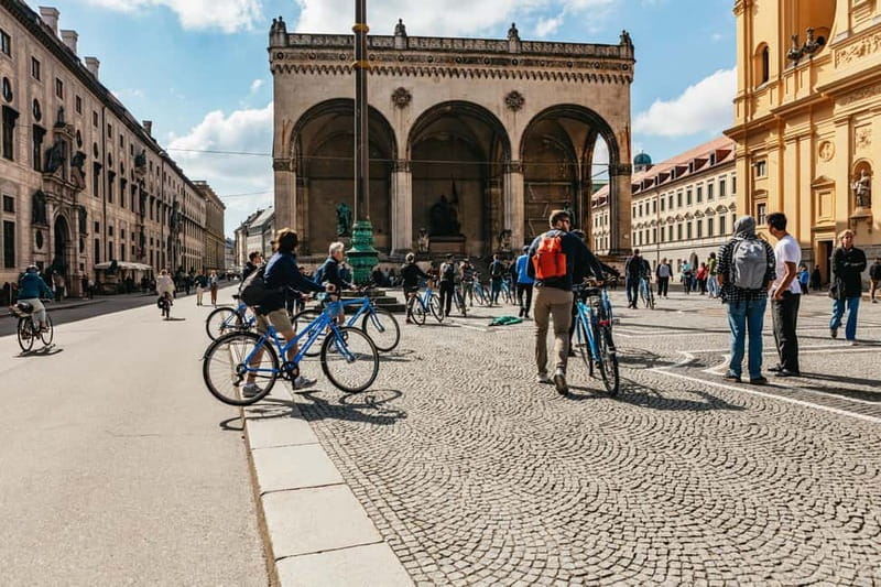 Munich: Classic Guided City Tour by Bike (English Tour Only) - Angel of Peace and Isartor to close out the loop