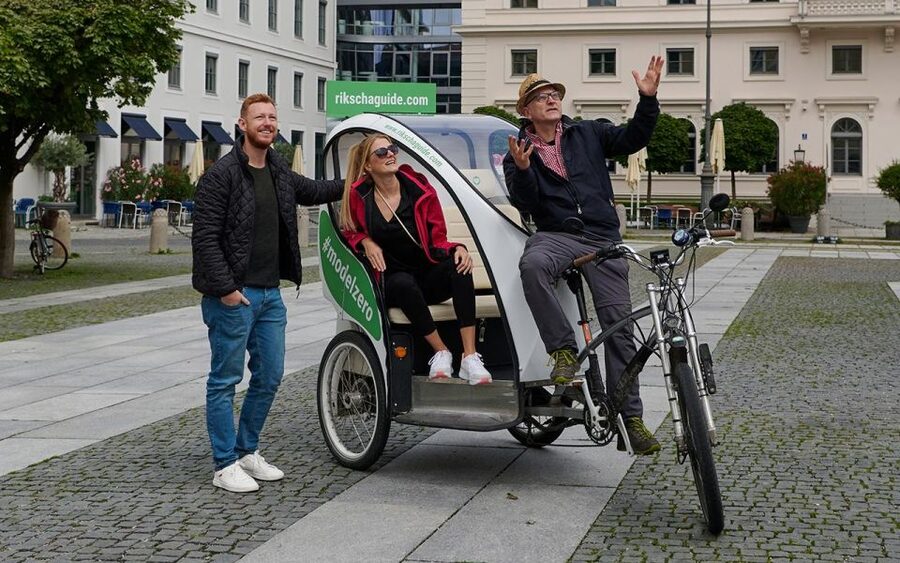 Munich: Old Town and English Garden Rickshaw Tour - Old Town cruising and the value of guided context