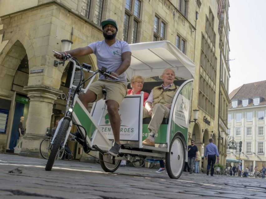 Münster: Private Guided Rickshaw City Tour - Münster Cathedral (Münster Dom), ending with a landmark