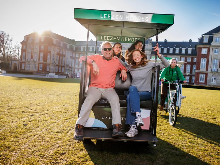 Münster: Private Guided Rickshaw City Tour - Old City Hall to Prinzipalmarkt, start where the city energy is