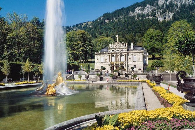 Neuschwanstein & Linderhof Castle Luxury Private Tour from Munich - Linderhof Palace: the gardens matter as much as the palace