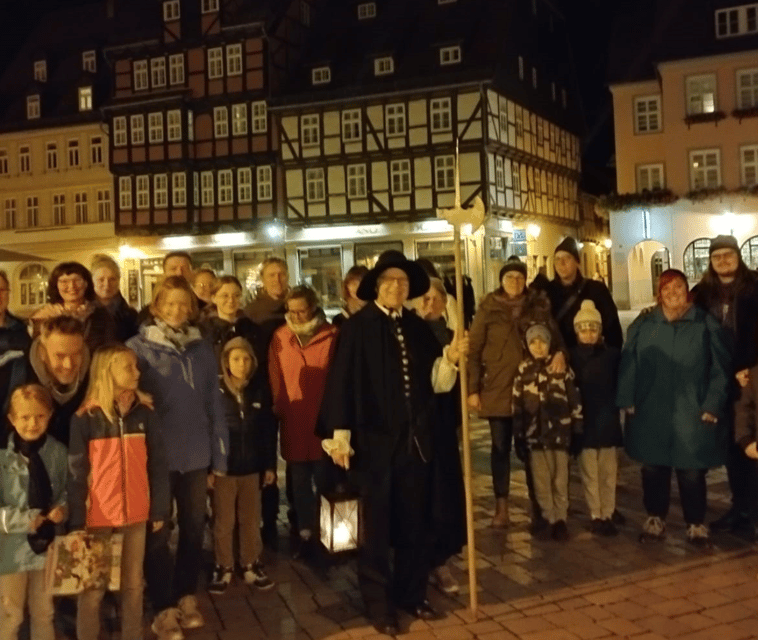 Night Watchman Tour through Quedlinburg - Illuminated Half-Timbered Lanes and the Atmosphere You Notice Fast
