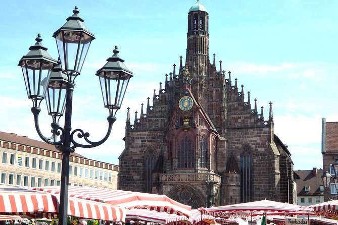 Nuremberg Private Walking Tour: Old Town and Nazi Rally Grounds - St. Lawrence Church and the wartime rebuilding you can still see