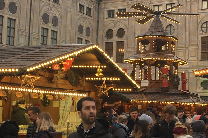 Original Munich Christmas Market Tour with Festive Wine and Food - Theresienwiese: Oktoberfest grounds turned into a big offbeat market