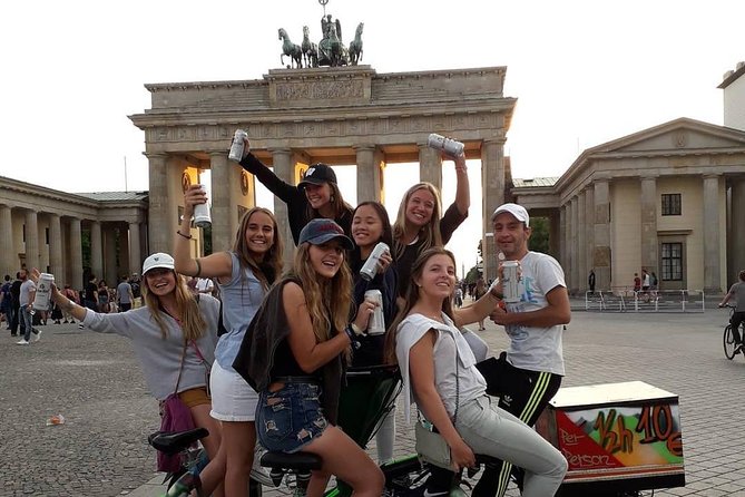 Party and Beer Bike Private Sightseeing Tour Berlin with Pick-up - What you see on the route: major sights, close-up streets, and bus-inaccessible turns