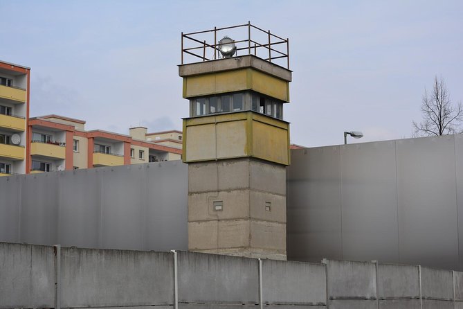 PRIVATE BEHIND THE BERLIN WALL and COLD WAR BERLIN TOUR - Stop 4: GDR Watch Tower, one of the rare survivors