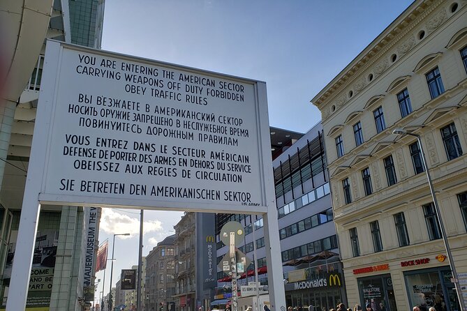 Private Half-Day Berlin Sightseeing Tour with a Minivan Including Short City Walks - Checkpoint Charlie and the Wall’s practical geography
