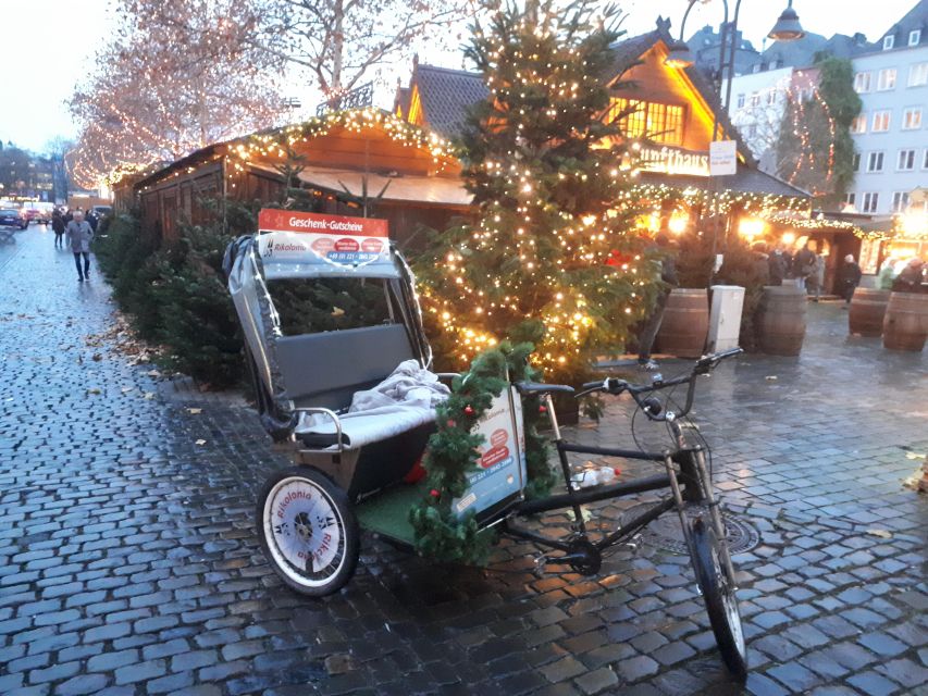 Rickshaw Glühwein Ride - Old Town Cologne and the medieval town hall stop