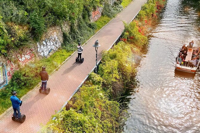 Segway city tour in Leipzig - Headsets and moving facts: how you learn without stopping every minute