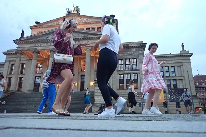 Silent disco through downtown Berlin with flash mobs - The Silent Disco Setup: Quiet Streets, Loud Feelings